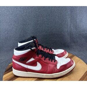 Nike Air Jordan 1 Mid Gym Chicago Red White Black Size 13 Retro